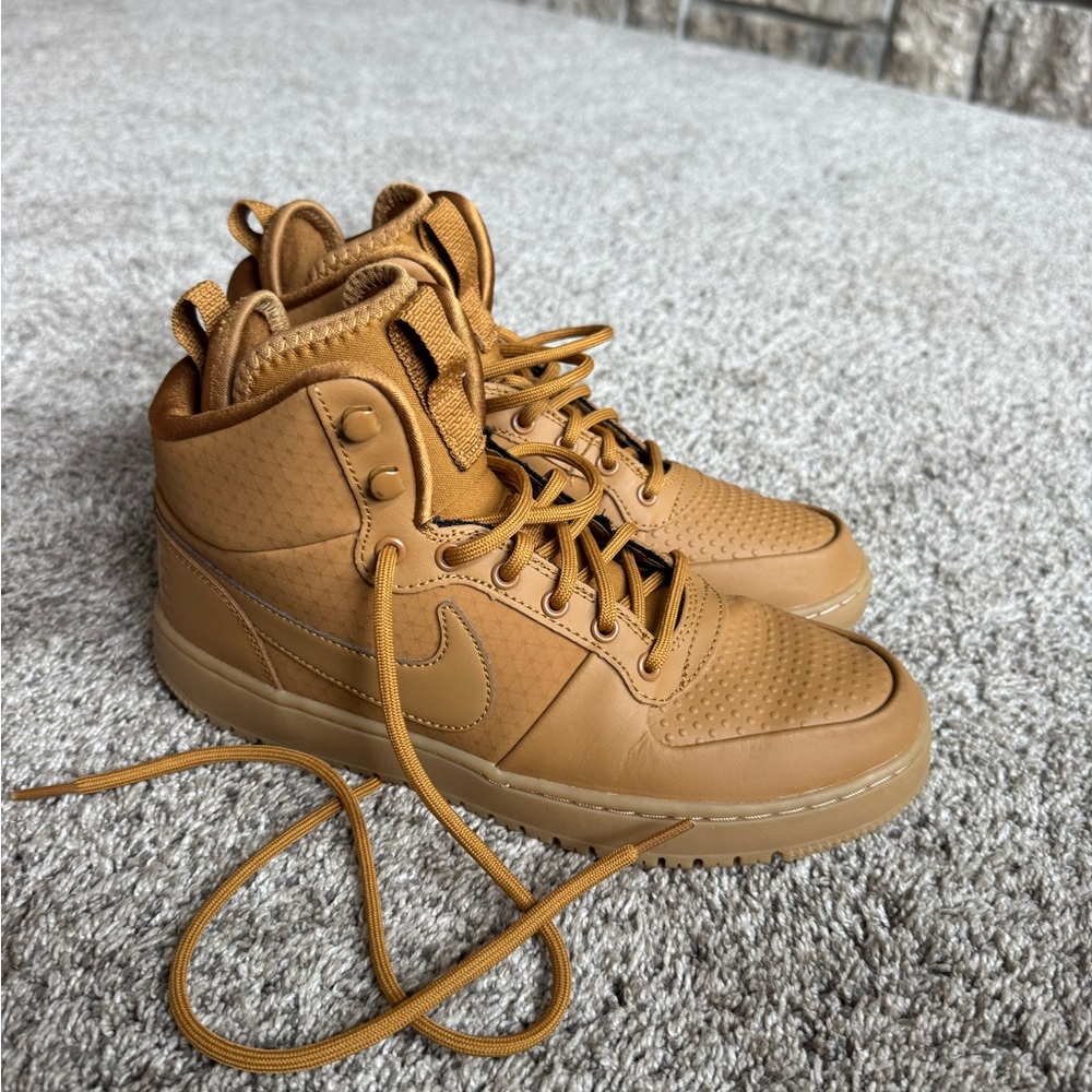 Nike Brown High-Top Sneakers